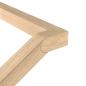 Preview: Winkel L-Handlauf Eiche Eckig 45x45 mit Gelenk verstellbar - System X25